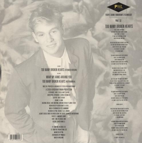 Jason Donovan Too Many Broken Hearts UK 12